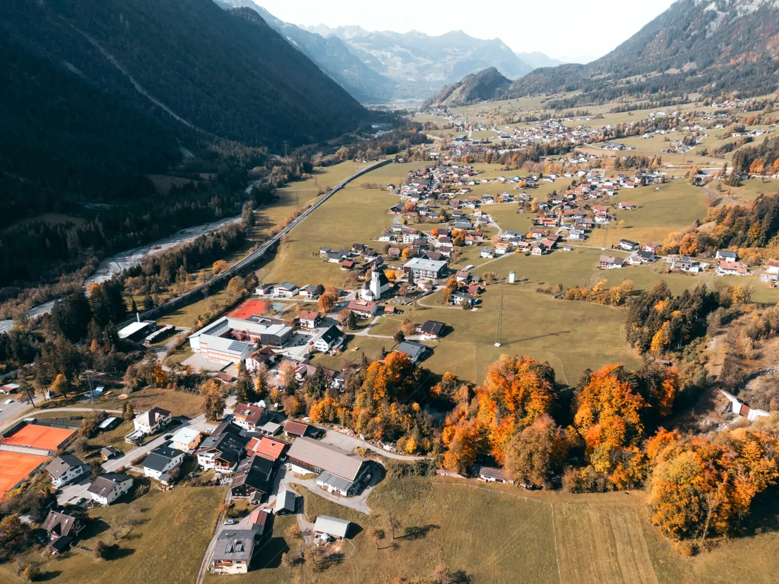Das Klostertal von oben
